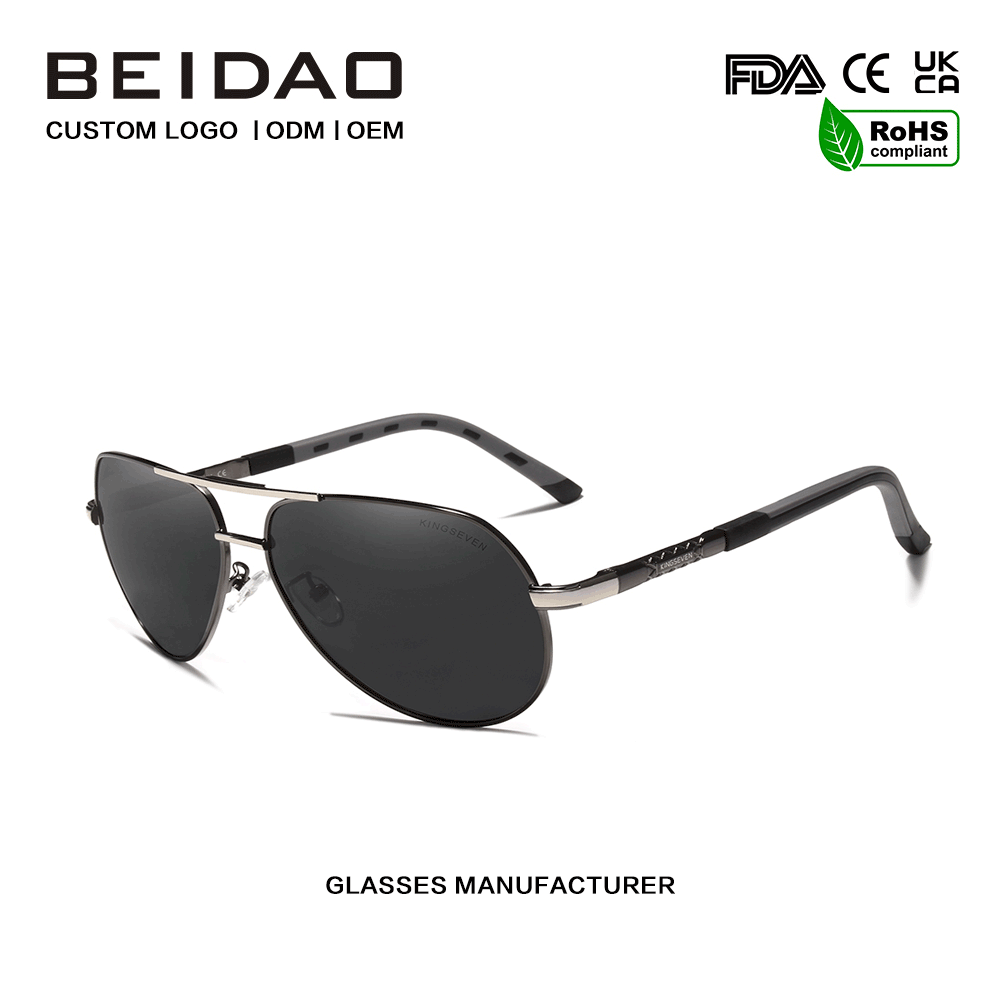 2026 Cross-terminus Polarized UV400 Fashion Alloy Frame Sunglasses