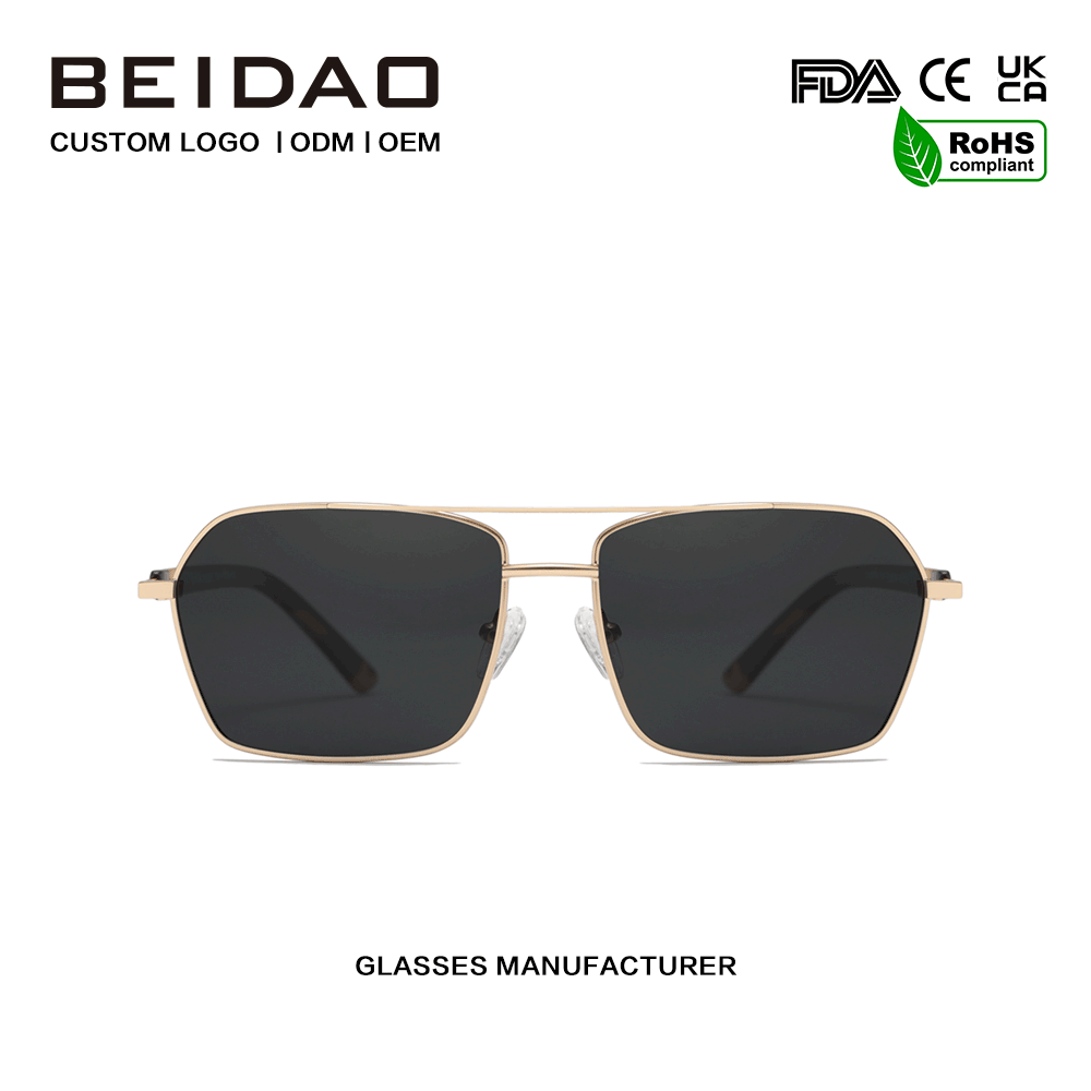 Classic Retro Aluminium Alloy UV400 Lens Sunglasses