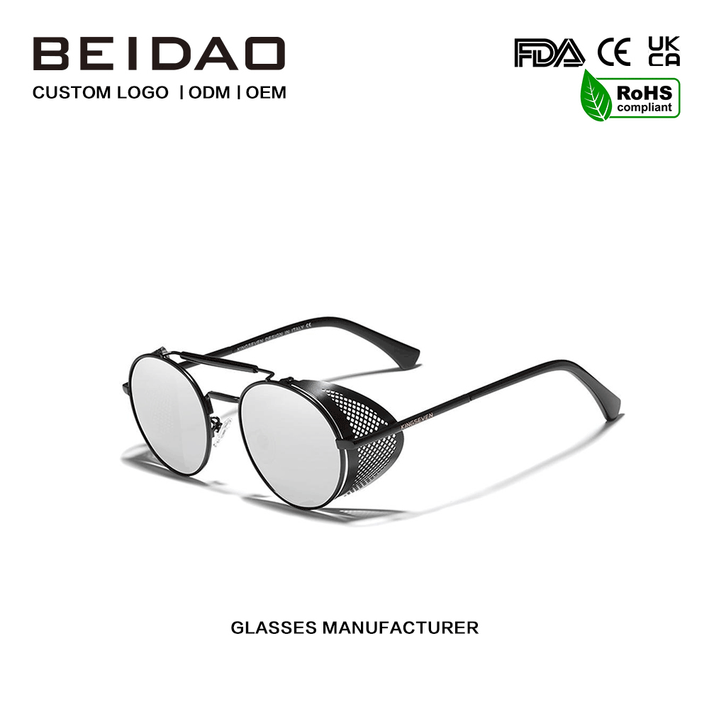 Designer New High Quality round Alloy Frame Sunglasses