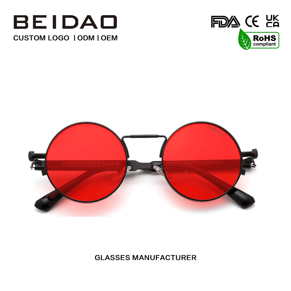 Designer UV400 Protection Polarized Metal Frame Sunglasses for Men