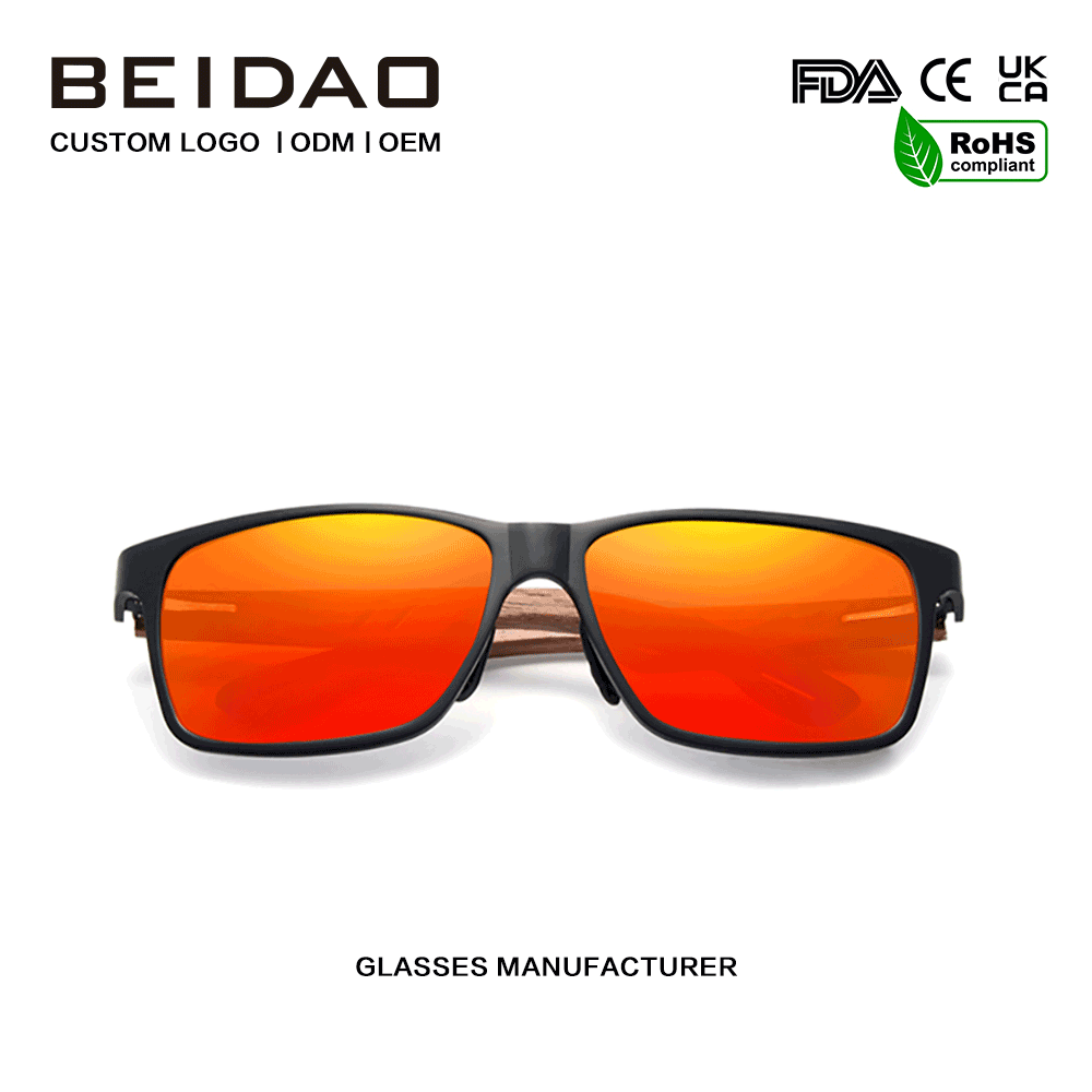Designer ligneus Handmade Polarized Anti-radiatio Sunglasses