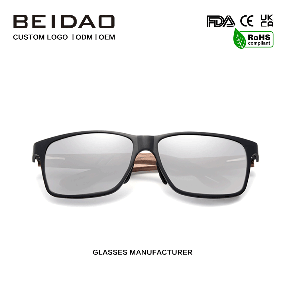 Designer Wooden Handmade Polarized TR90 Sunglasses