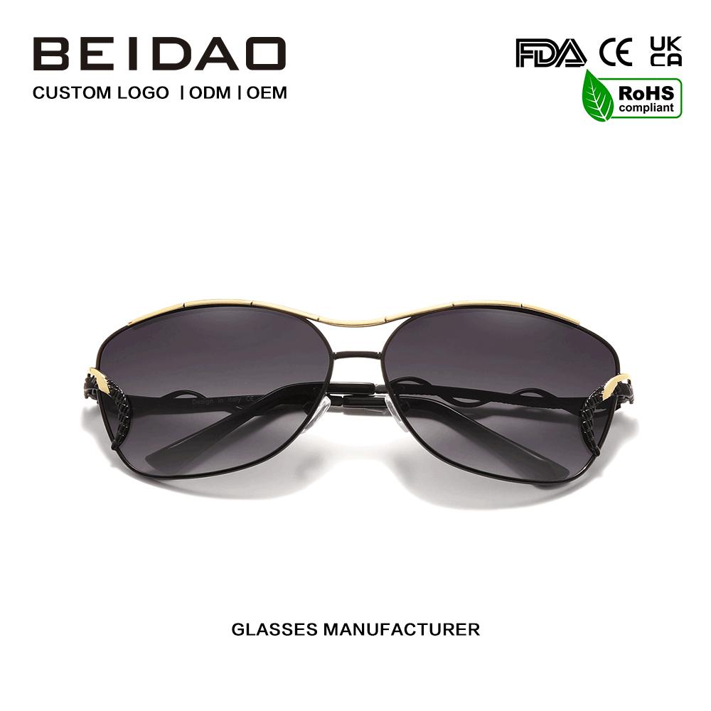 Elegans vindemia plena Rim Gradiente Polarized Sunglasses