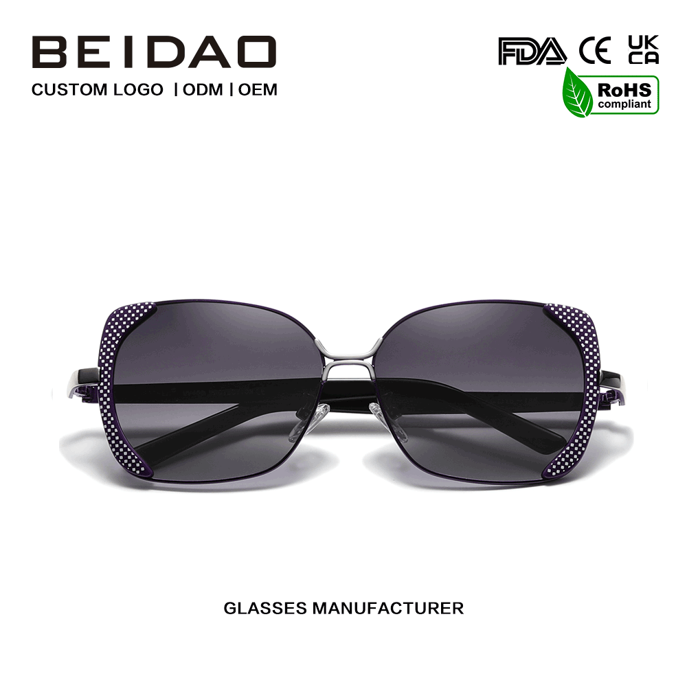 Fashion Oversized Gloria Polarized Gradiente Sunglasses