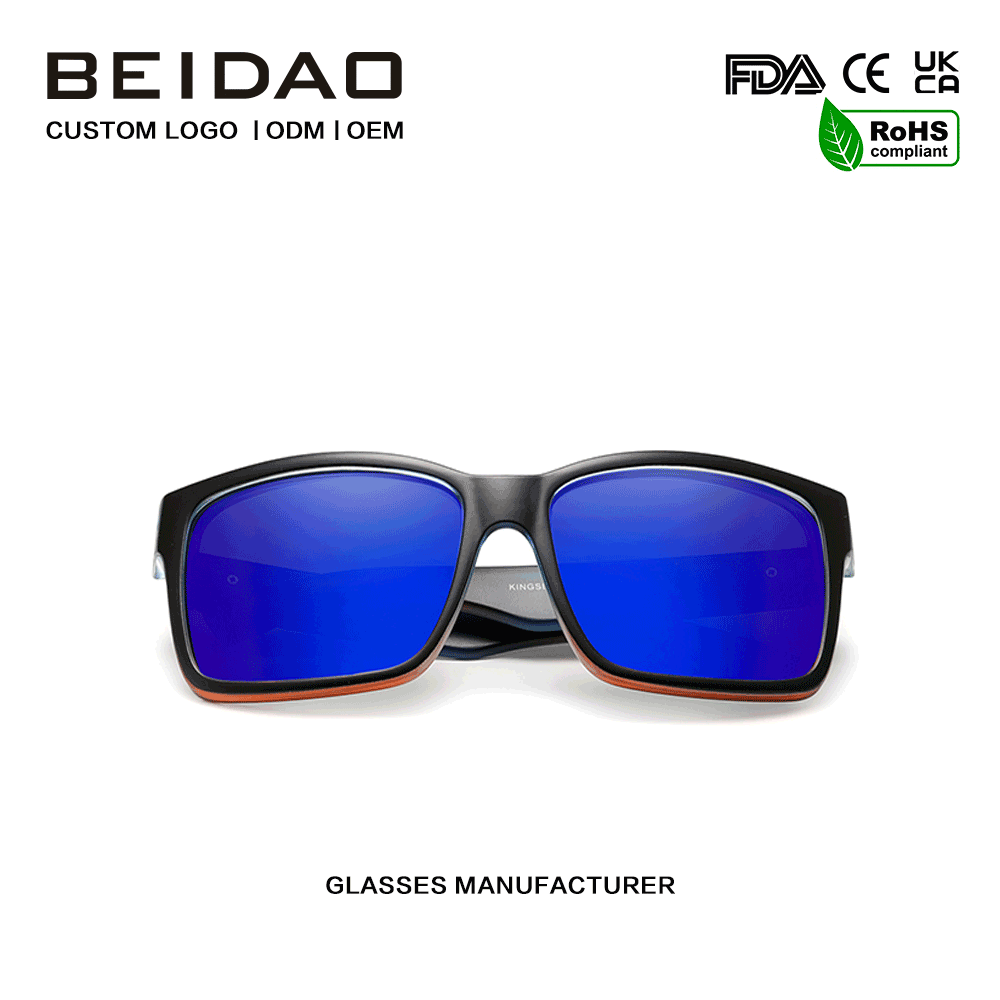 Hot Selling Fashion Polarized Blue Mirro Lentes Sunglasses