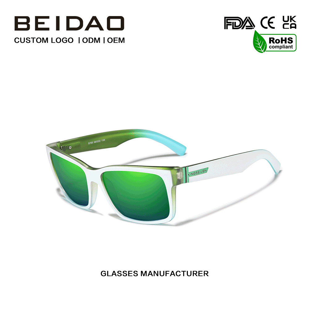 Hot Selling Fashion Polarized Green Mirro Lentes Sunglasses