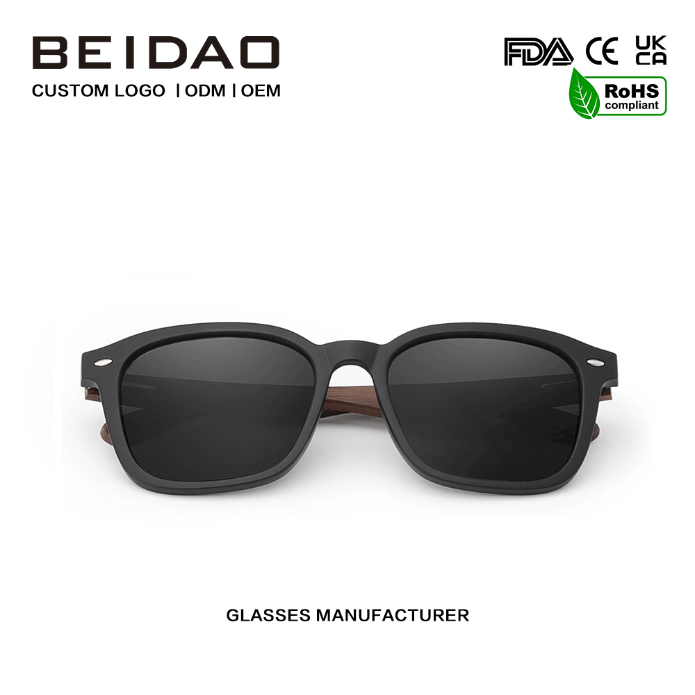 Calidum scelerisque Fashion Wlanut lignea Polarized Sunglasses