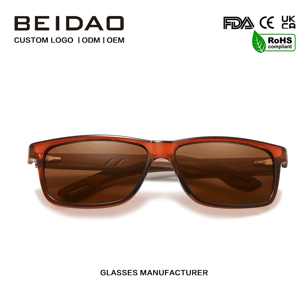 Calida scelerisque iuglandis TR90 Frame ocularia pro viris mulieribus
