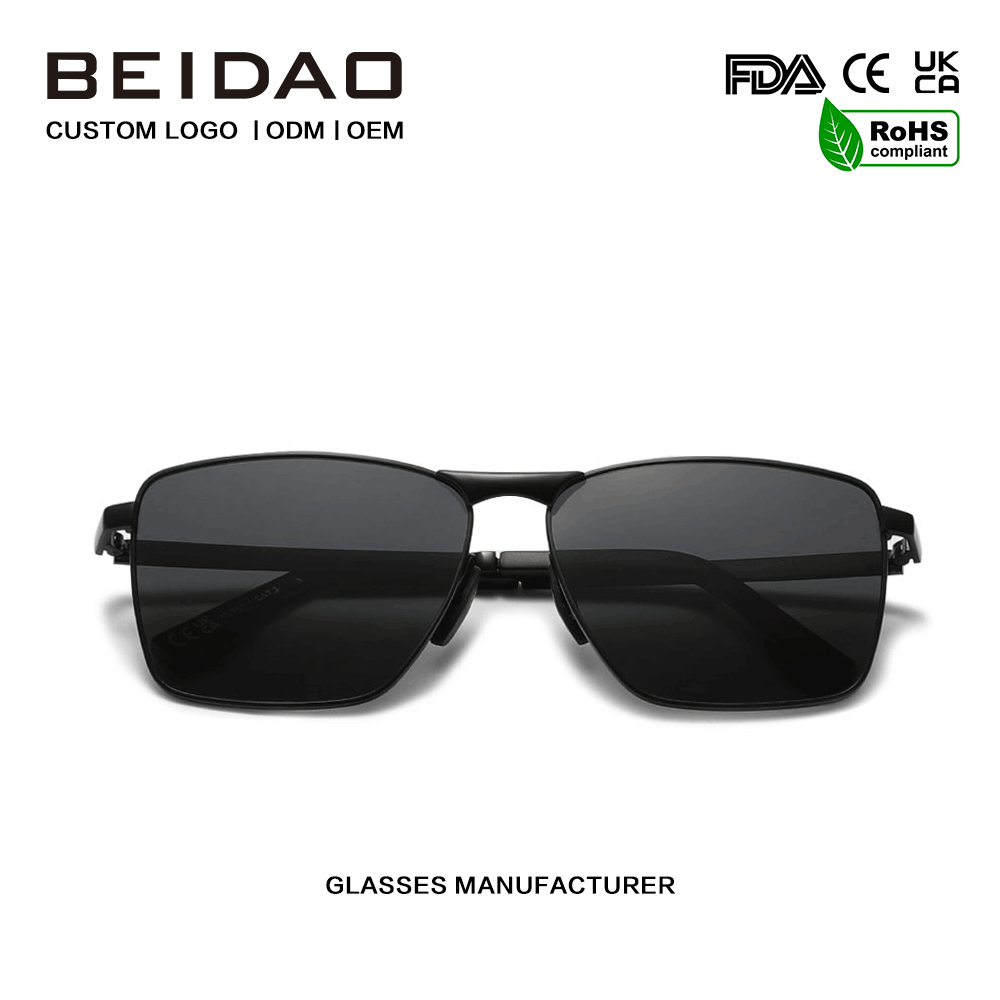 Luxuria Alloy Square UV400 Polarizationem ocularia