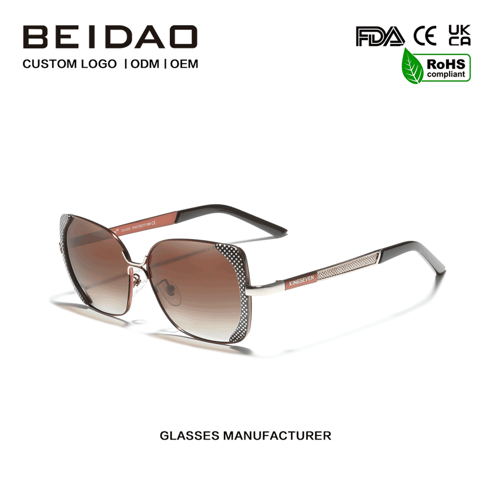 Luxuria Oversized Gloria Polarized Gradiente Sunglasses