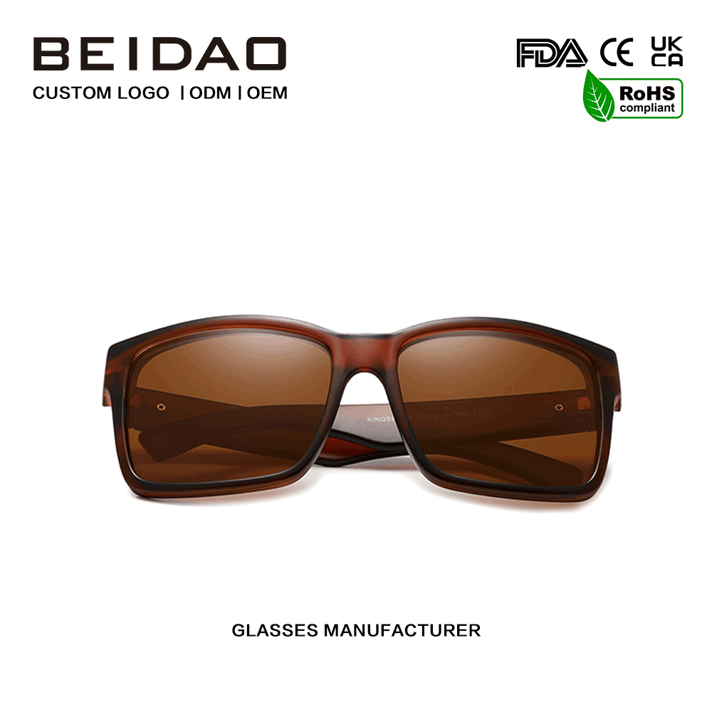 Hominum Fashion Polarized Speculum UV400 Lentium Sunglasses
