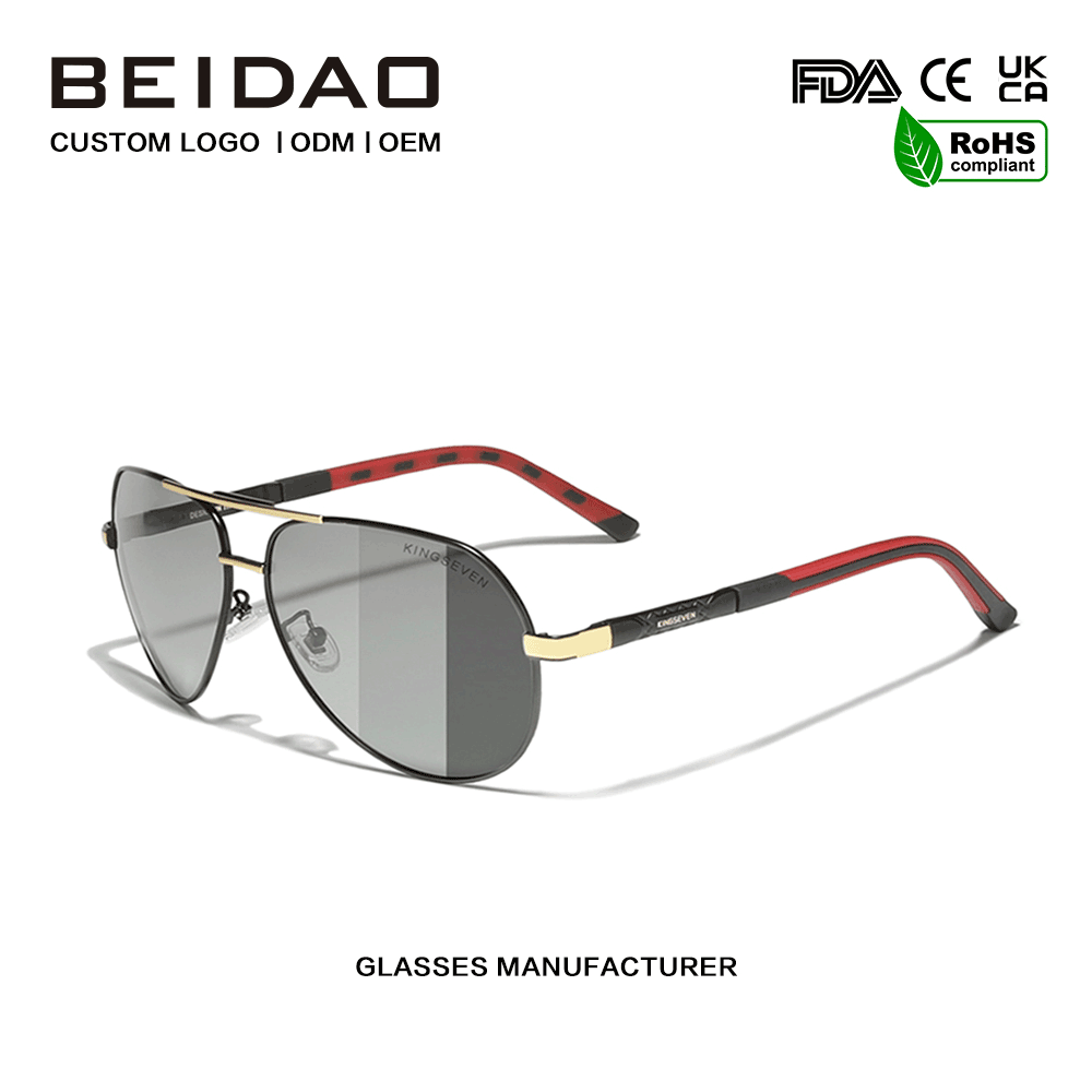Homines‘s Luxuria Color mutans UV400 Fashion Alloy Frame Sunglasses