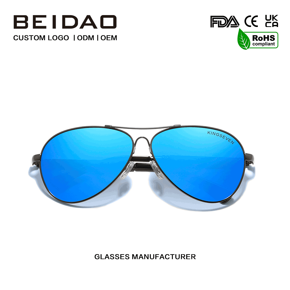 Modern Polarized UV400 praesidium Alloy Frame Coegi ocularia