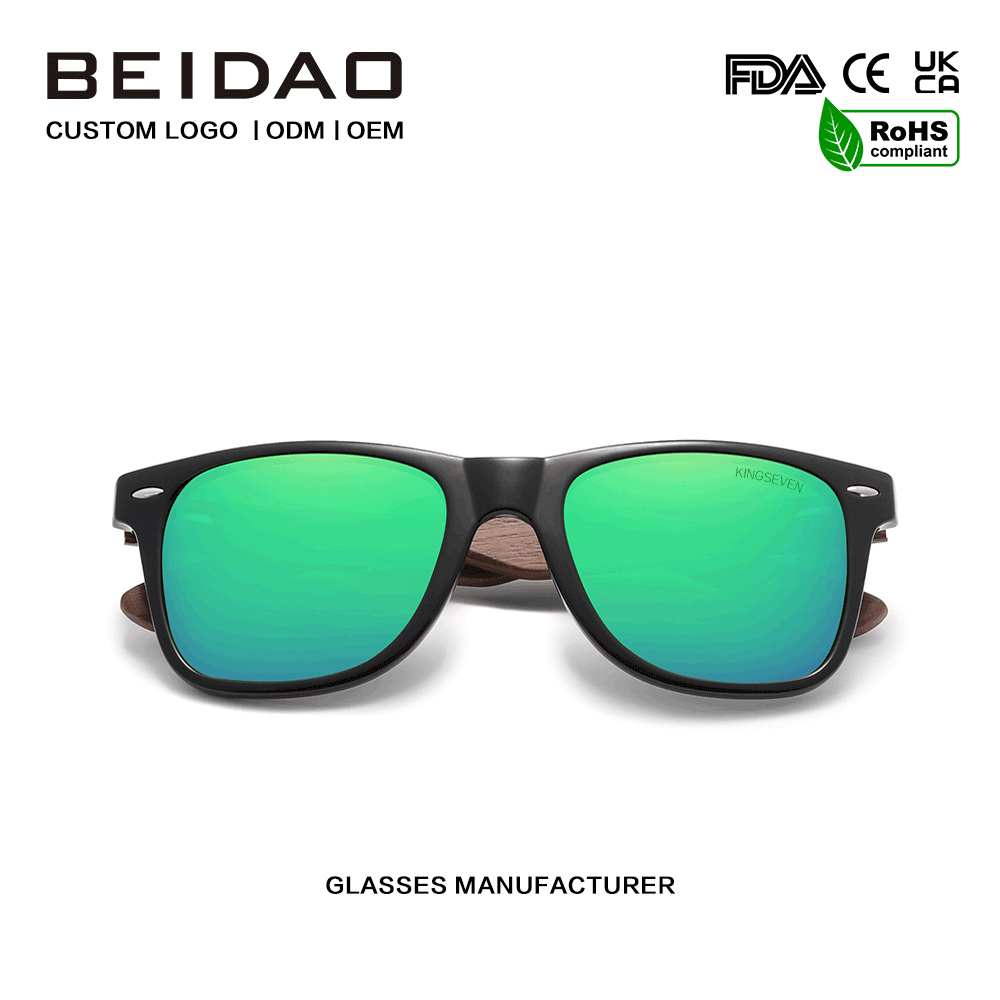 Moderni iuglandis Polarized UV400 praesidio ocularia ad homines
