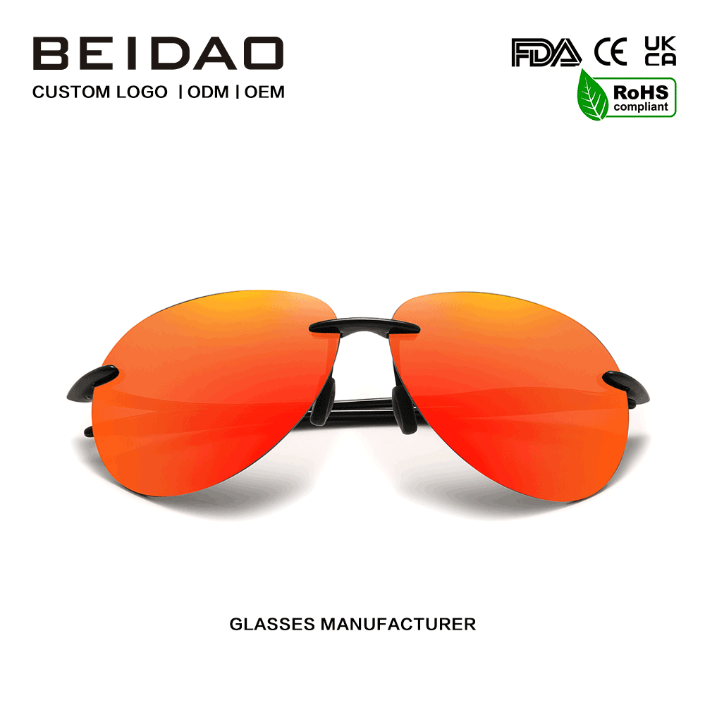 Novus Designer Ultralight TR90 Frameless Sunglasses