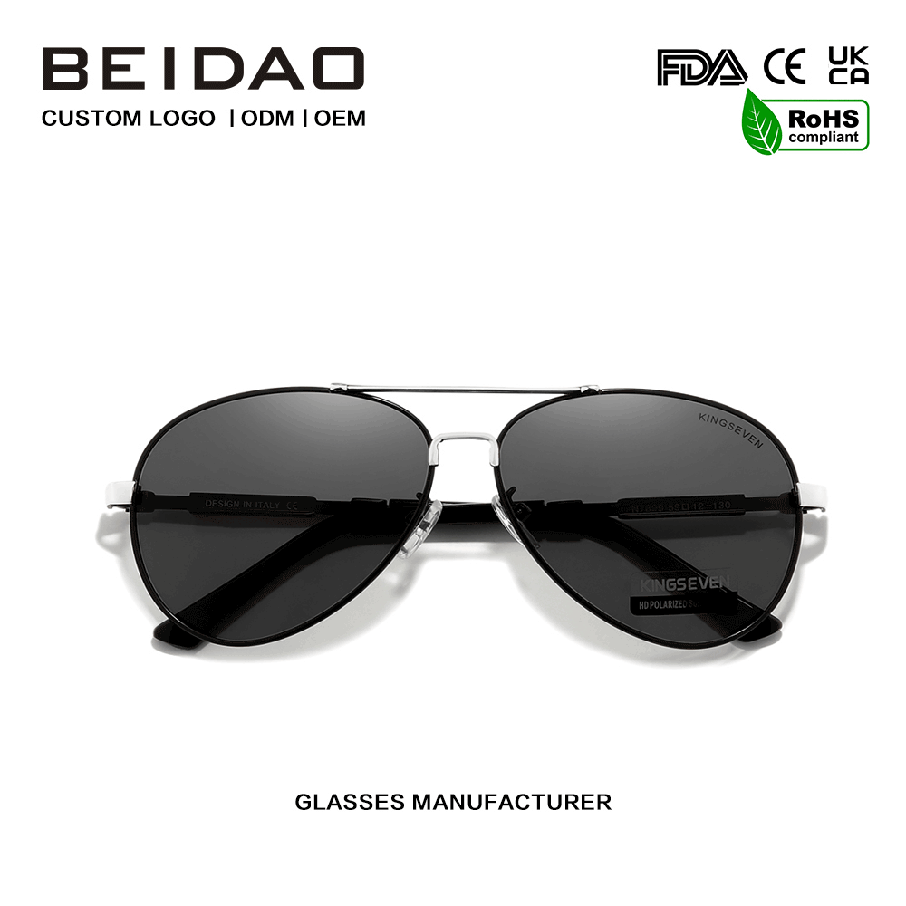 Polarized Aluminium Plena Rim Sunglasses cum Polycarbonate Lentes