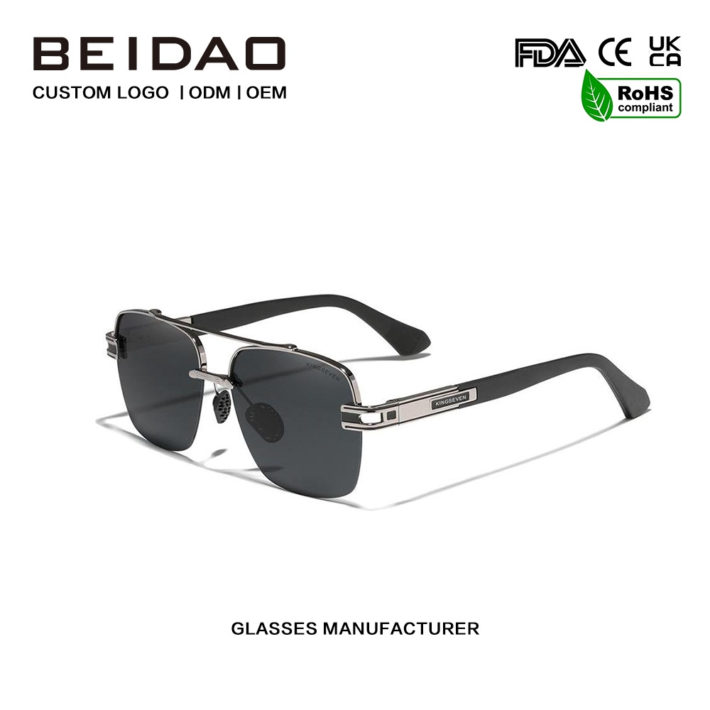 Quadratus umbrae LAETUS retro Polarized Sunglasses