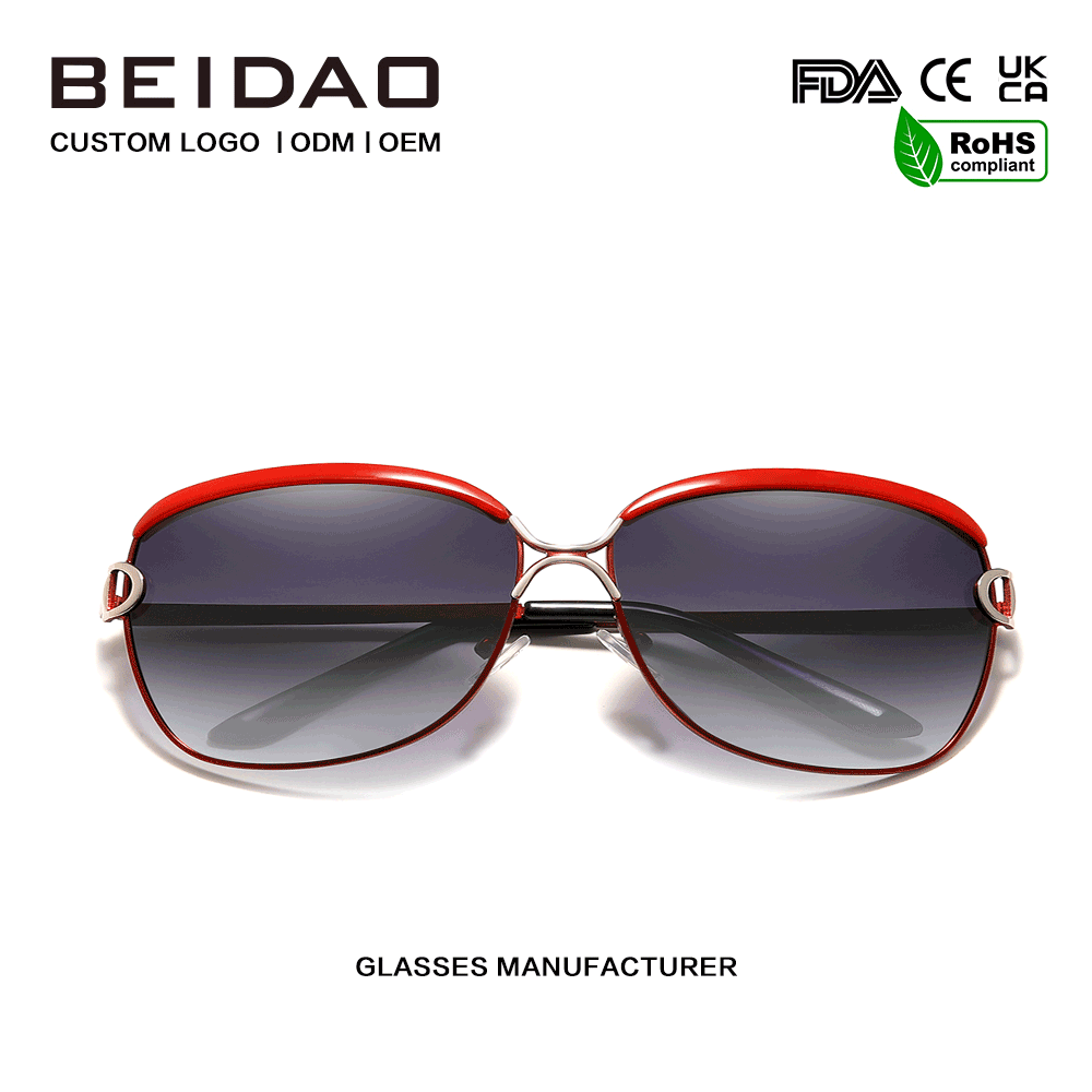Womens 'calidum scelerisque Oversized Polarized Gradiente Sunglasses'