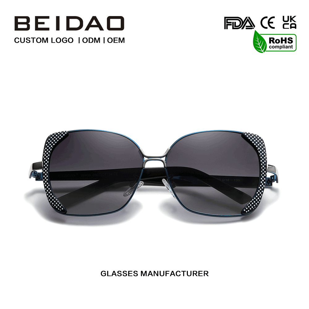 Mulierum Luxuria Oversized Polarized Gradiente Sunglasses