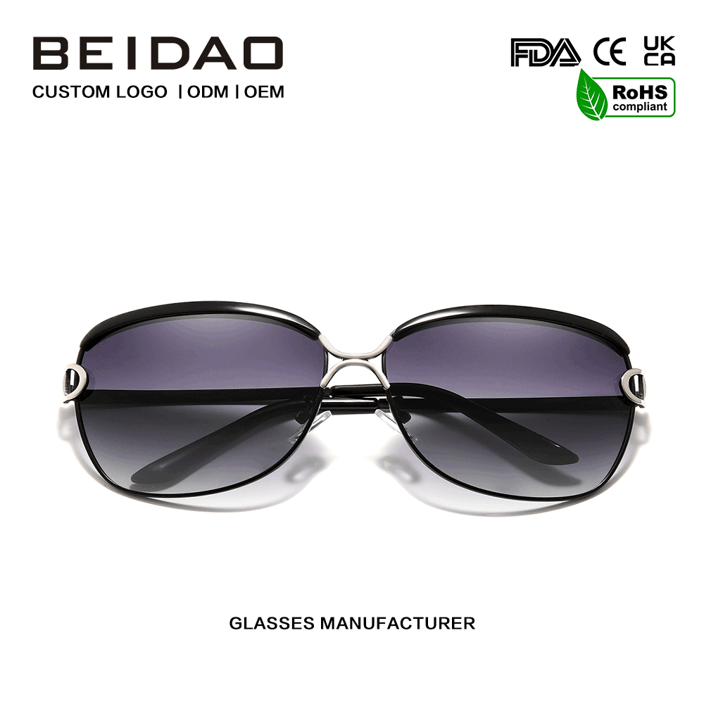 Mulierum Luxuria Oversized Polarized Quadratum Gradiente Sunglasses